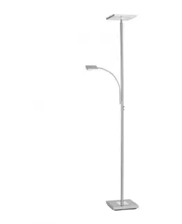 LED stojací lampy LEUCHTEN DIREKT is JUST LIGHT LED osvětlení stropu se čtecí lampou, stojací svítidlo, ocel 3000K LD 11710-55