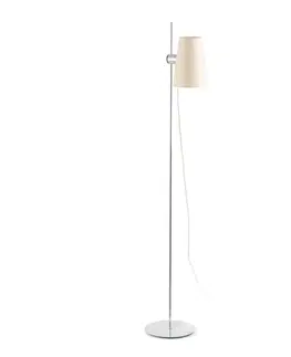 Stojací lampy ve skandinávském stylu FARO LUPE chrom stojací lampa