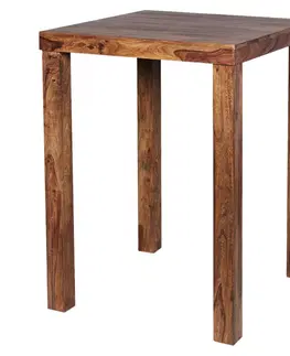 Barové stoly a židle Barový Stolek Mumbai Z Masivního Dřeva