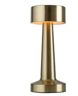 Lampičky Rabalux 74207 stolní LED lampa Senan, zlatá