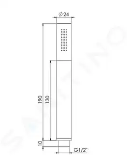 Sprchy a sprchové panely STEINBERG Sprchové příslušenství Sprchová hlavice, chrom 099 9655