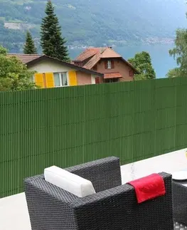 Zahradní nábytek Bluegarden Balkónová zástěna Shad zelená, velikost 100x300