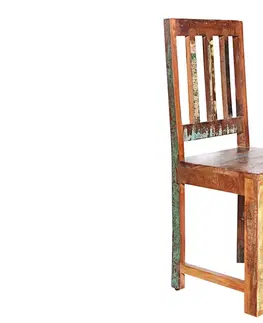 Luxusní jídelní židle Estila Stylová masivní židle Jakarta 95cm