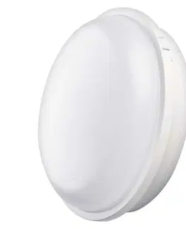 LED venkovní nástěnná svítidla EMOS Lighting LED přisazené svítidlo, kruhové bílé 20W neutrální b., IP65 1539722000