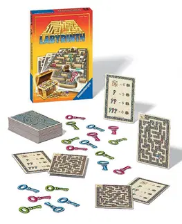 Hračky společenské hry RAVENSBURGER - Labyrint Honbaby Annabell Za Pokladem Hra