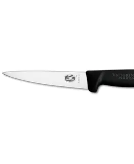 Kuchyňské nože Nářezový nůž na šunku a salám VICTORINOX FIBROX 12 cm 5.5603.12