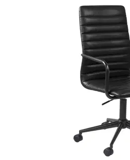 Kancelářská křesla Dkton Designová kancelářská židle Narina černá
