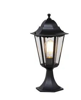 Venkovni stojaci lampy Klasická venkovní lampa podstavce černá 48,6 cm IP44 - New Orleans