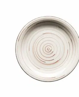 Talíře Mäser Keramický dezertní talíř Bel Tempo 19,5 cm, béžová