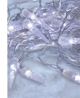 Vánoční dekorace Brilagi Brilagi - LED Venkovní vánoční řetěz 50xLED/8 funkcí/3xAA 8m IP44 studená bílá 