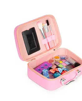 Hračky pro holky MULTISTORE Kosmetický kufřík s dětským make-upem Maria růžový