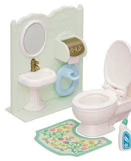 Hračky panenky SYLVANIAN FAMILY - Koupelnový set s WC