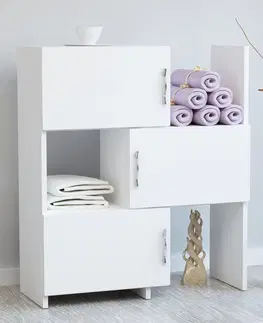 Koupelnové skříňky Skříňka ANNA bílá