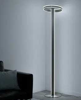 Inteligentní stojací lampy Q-Smart-Home Paul Neuhaus Q-Vito, stojací lampa, rovná s kruhem