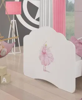 Postele pro děti s obrázky ArtAdrk Dětská postel CASIMO Provedení: Balerína s jednorožcem