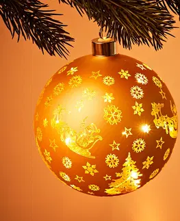 Svíčky a světelné dekorace LED vánoční koule