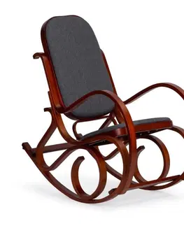 Židle Klasické dřevěné houpací křeslo Relax