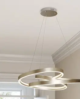 Závěsná světla Lucande Lucande Gunbritt LED závěsné světlo, 80 cm