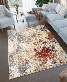 Moderní koberce Stylový koberec s abstraktním vzorem do obývacího pokoje