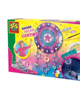 Hračky SES - GALAXY - výroba svítícího lapače snů