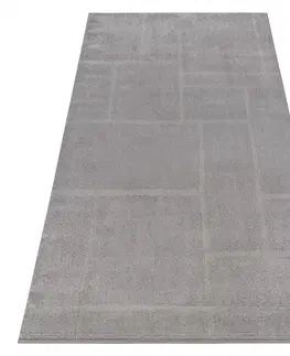 Koberce a koberečky Dywany Lusczow Kusový koberec SOFT RECTANGLE béžovo-hnědý, velikost 140x190