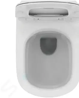 Záchody GEBERIT Duofix Set předstěnové instalace, klozetu a sedátka Ideal Standard Tesi, tlačítka Sigma50, Rimless, SoftClose, alpská bílá 111.300.00.5 NE8