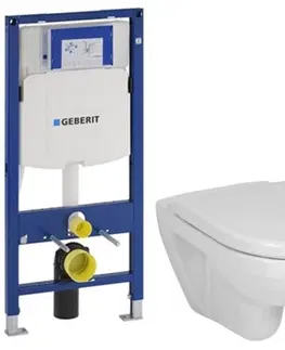 WC sedátka GEBERIT Duofix bez tlačítka + WC JIKA LYRA PLUS + SEDÁTKO DURAPLAST 111.300.00.5 LY6