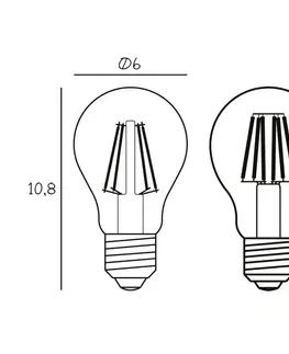 Stmívatelné LED žárovky DESIGN BY US Libovolná LED žárovka, E27 Ø 6 cm 3,5 W 2 200 K stmívatelná