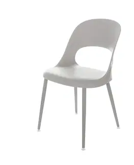 Židle Židle Aria light grey