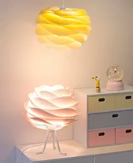 Světla na parapety UMAGE UMAGE Carmina Mini stolní lampa růžová/stojan bílý