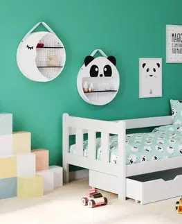 Dětské pokoje Dětská postel se zásuvkou MARINELLA 160x80 cm Halmar Bílá