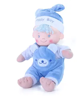 Hračky panenky RAPPA - Panenka hadrová 25 cm mimi modré e-obal