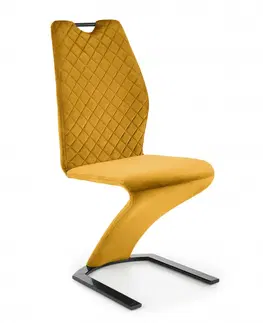 Židle Jídelní židle K442 Halmar Hořčicová