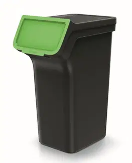 Odpadkové koše Prosperplast Sada 3 odpadkových košů STACKBOXER Q 3 x 25 L černá