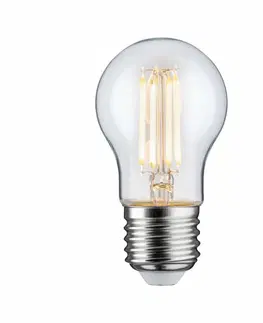 LED žárovky PAULMANN LED kapka 6,5 W E27 čirá teplá bílá 286.54 P 28654