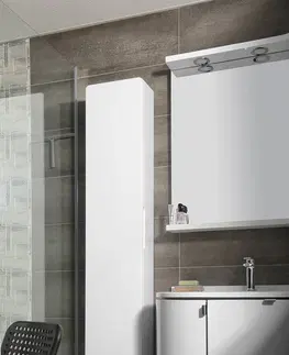 Koupelnový nábytek SAPHO Skříňka vysoká 28x140x16cm, levá/pravá, bílá PR031-3030