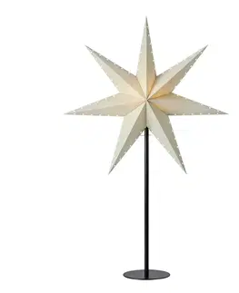 Vánoční světelná hvězda Markslöjd Stojací hvězda Lively, šedá/černá