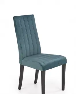 Židle Jídelní židle DIEGO 2 Halmar Tmavě zelená