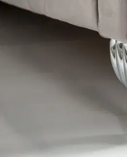 Designové postele LuxD Postel Spectacular stříbrno-šedá 160 x 200cm