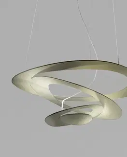 Designová závěsná svítidla Artemide PIRCE LED závěs zlatá 1254120A