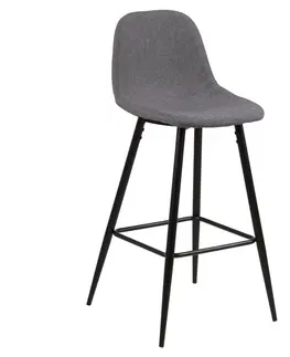 Barové židle Actona Barová židle Wilma X světle šedá