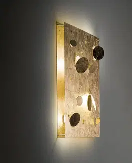Nástěnná svítidla Knikerboker Knikerboker Buchi nástěnné světlo 60x60cm pozlátko
