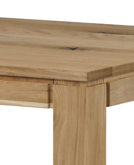 Jídelní stoly Jídelní stůl RECURVATA 80x80 cm, masiv dub