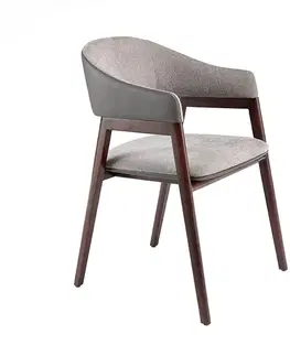 Luxusní jídelní židle Estila Luxusní jídelní židle Vita Naturale s masivními nožičkami 79cm