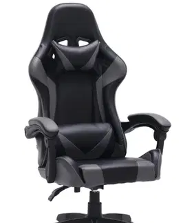 Kancelářské židle TP Living Herní křeslo REMUS šedé