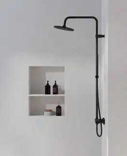 Sprchy a sprchové panely STEINBERG 390 Sprchový set s termostatem, průměr 220 mm, černá 390 2721 S