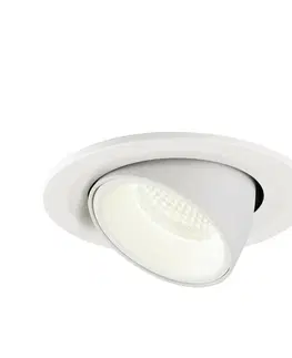 LED podhledová svítidla SLV BIG WHITE NUMINOS GIMBLE S zápustné stropní svítidlo bílé 4000 K 20° 1005913