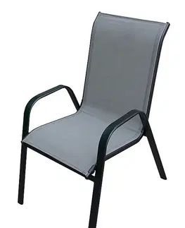 Zahradní židle a křesla DEOKORK Zahradní křeslo GLORIA (šedá)