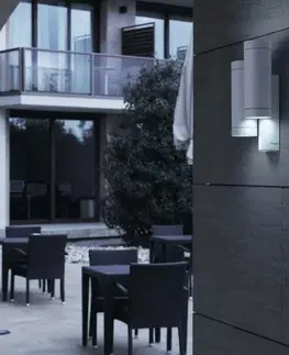 Moderní venkovní nástěnná svítidla FARO STEPS nástěnná lampa, bílá, GU10 35W