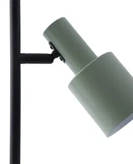 Stojací lampy Lindby Stojací lampa Lindby Ovelia, zelená/černá